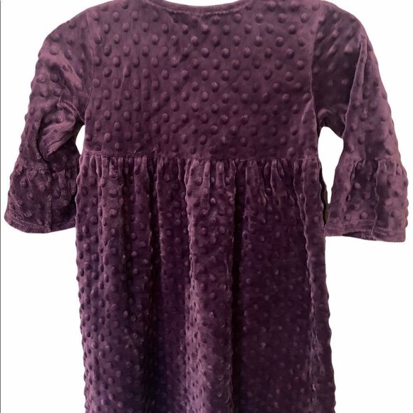 “E” Lolly  Wolly Doodle Velour/Velvet Monogramed Dress • Size 6/7 - Picture 6 of 9
